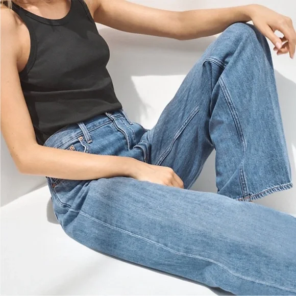 Aritzia Light Blue Women Jeans - Picture 2 of 14